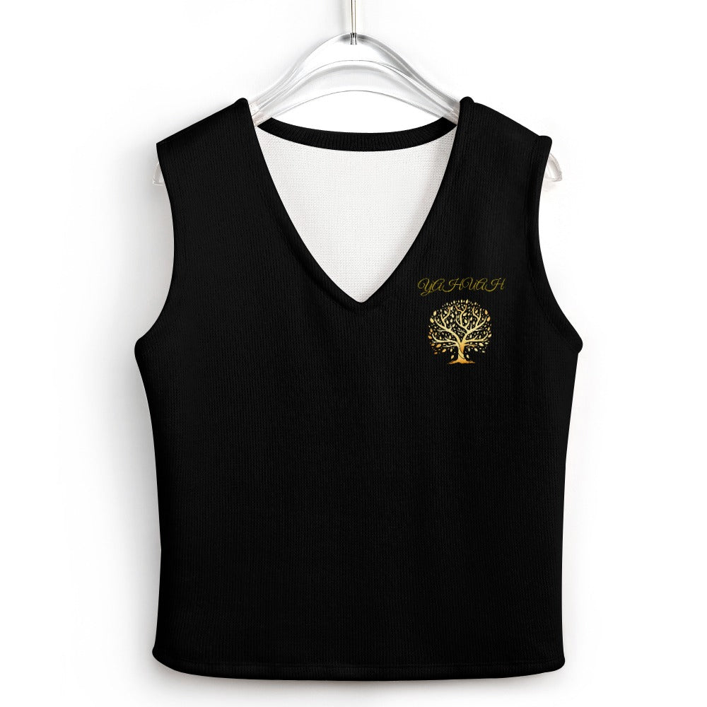 Yahuah-Tree of Life 01-01 Designer Knit Vest
