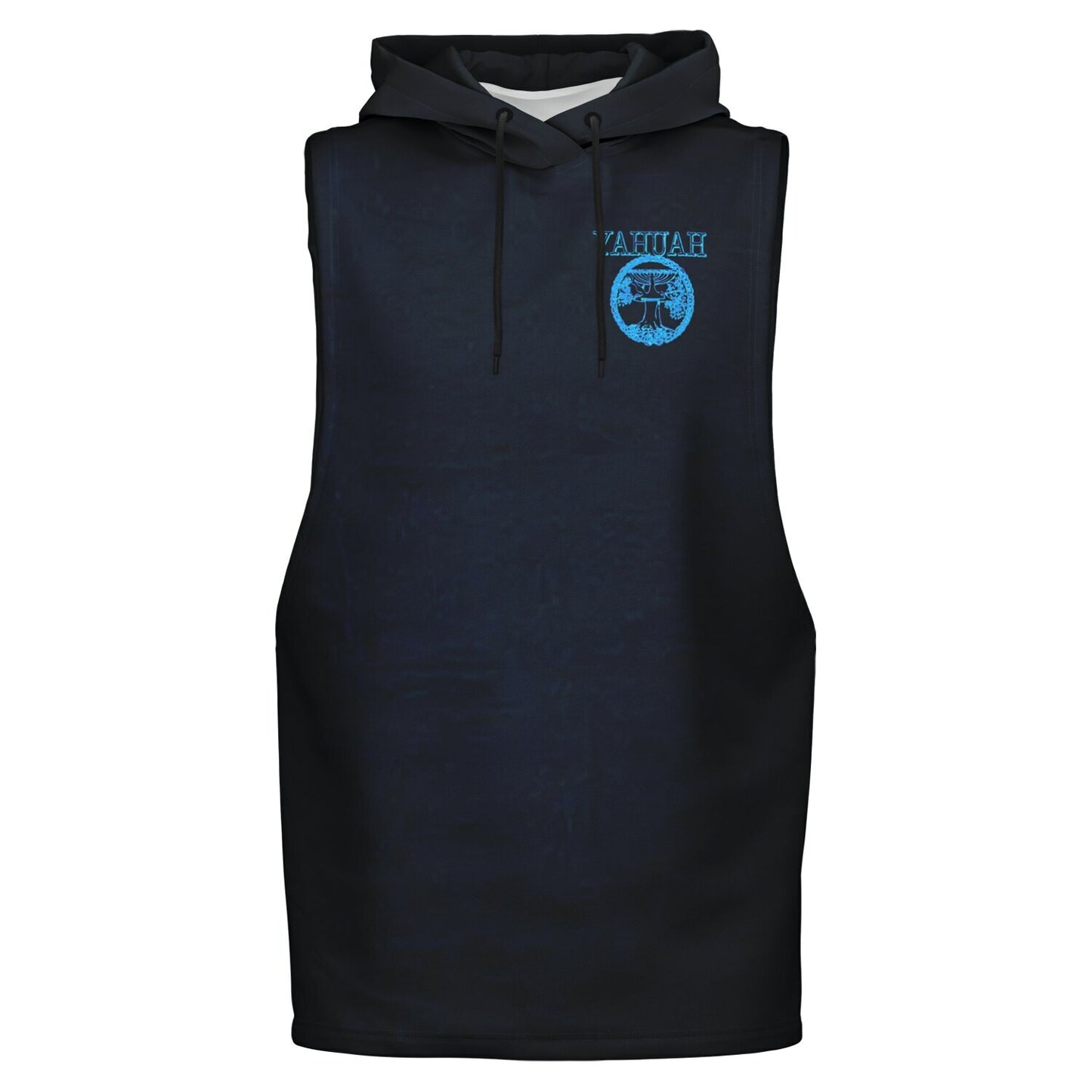 Yahuah-Tree of Life 02-02 Designer Athletic Drop Armhole Hoodie