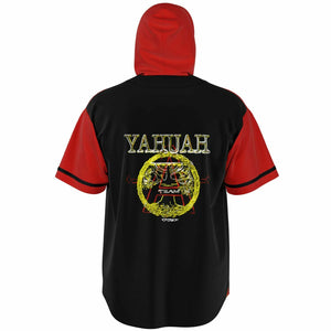 A-Team 01 Camiseta de béisbol con capucha de diseñador para hombre, color rojo 