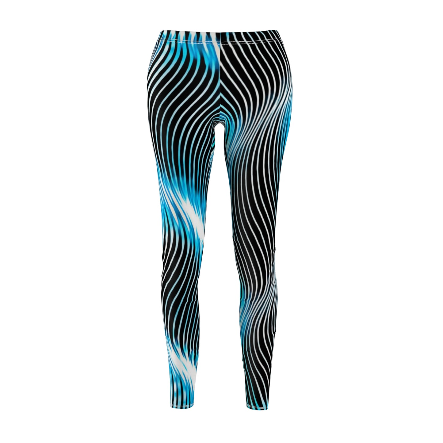 TRP Twisted Patterns 04: Weaved Metal Waves 01-02 Designer Mid Rise Leggings