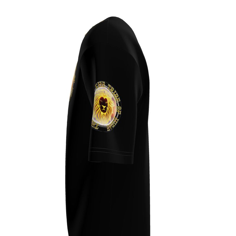 Yahusha-The Lion of Judah 03-01 Men's Designer Oversized T-shirt