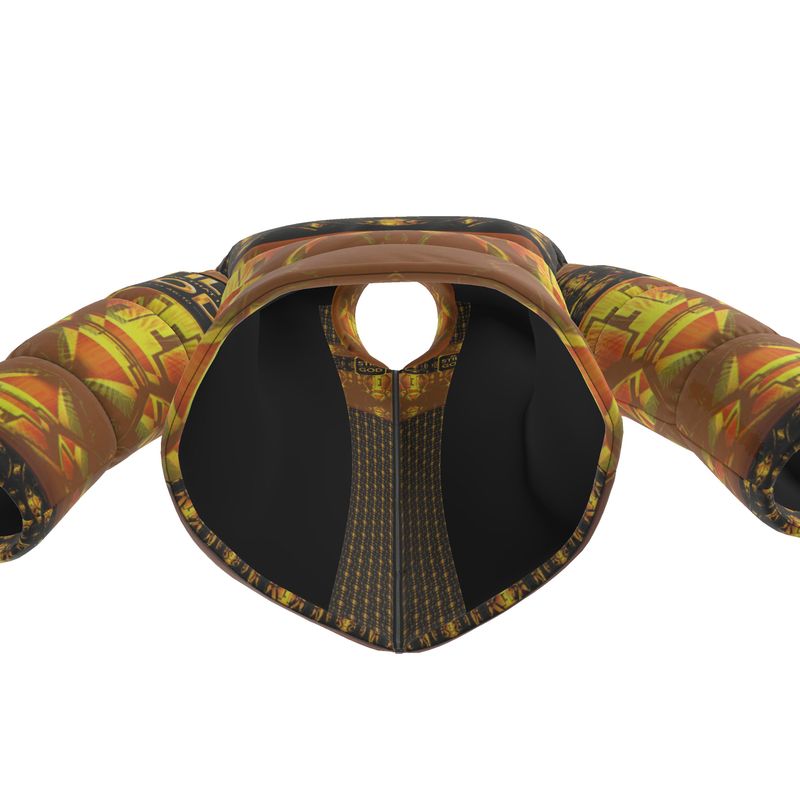 Hebrew World 01-04 Royal Men's Designer Puffer Jacket