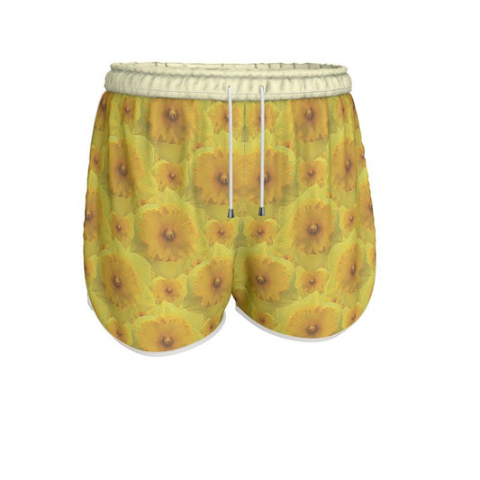 TRP Floral Print 09: Tulips 01 Ladies Designer Running Shorts