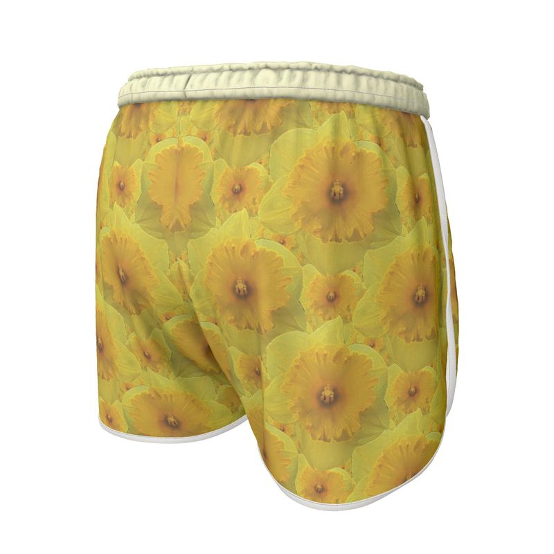 TRP Floral Print 09: Tulips 01 Ladies Designer Jogger Shorts