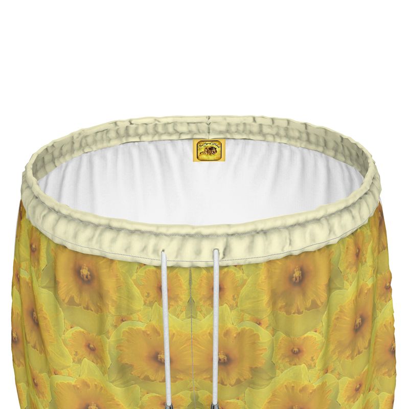 TRP Floral Print 09: Tulips 01 Ladies Designer Jogger Shorts