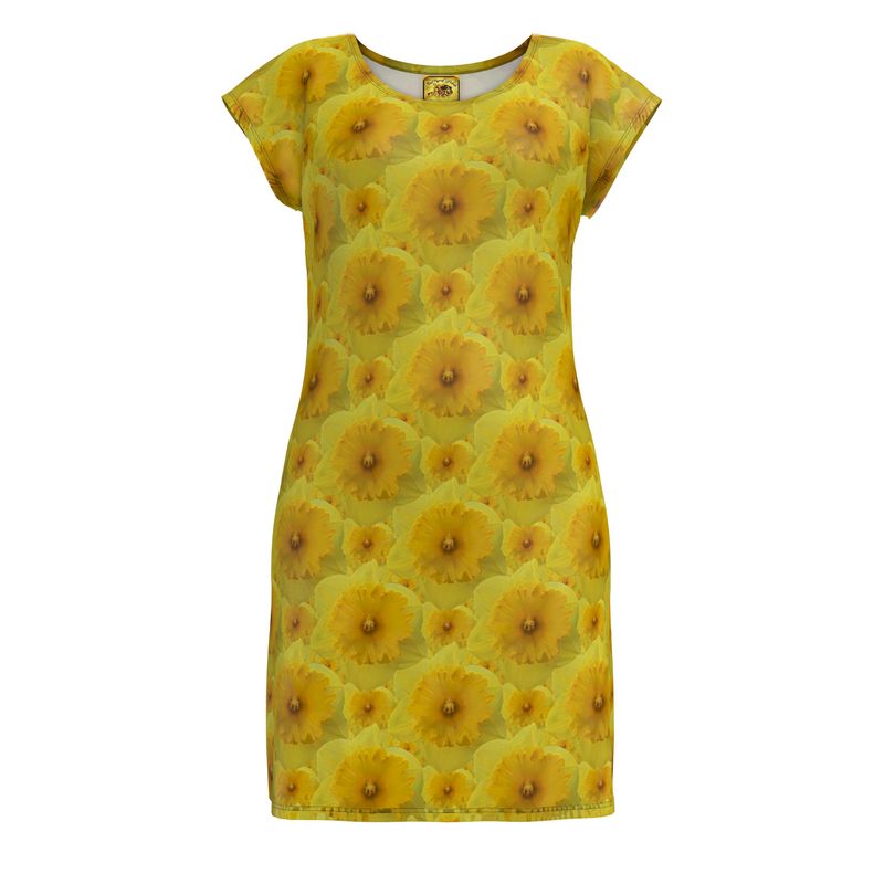 TRP Floral Print 09: Tulips 01 Designer Tunic T-shirt Dress