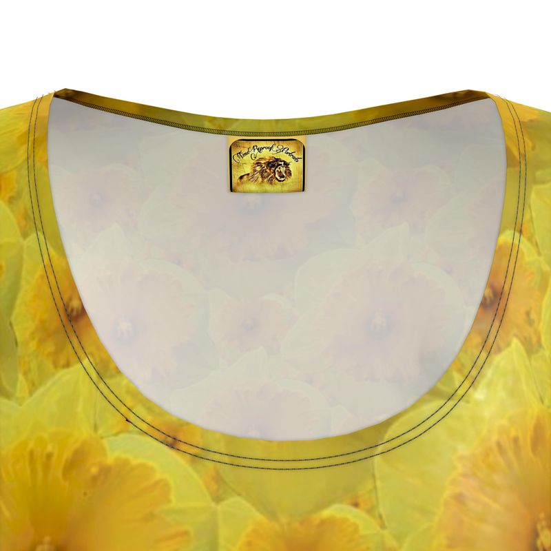 TRP Floral Print 09: Tulips 01 Designer Tunic T-shirt Dress