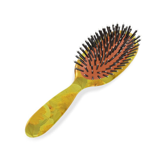 TRP Floral Print 09: Tulips 01 Designer Hairbrush