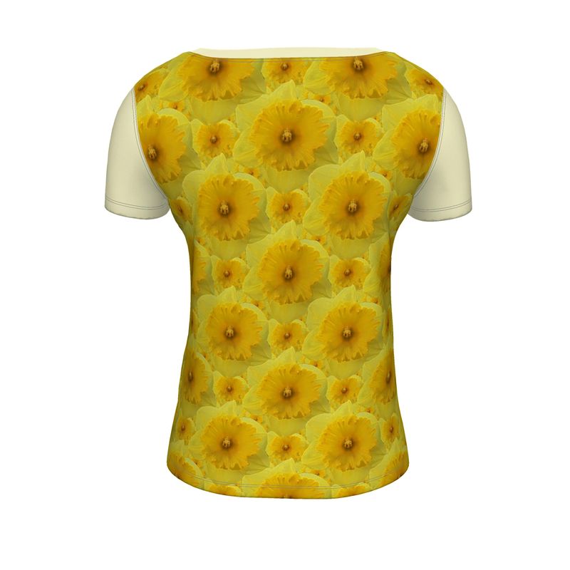 TRP Floral Print 09: Tulips 01 Designer Scoop Neck T-shirt