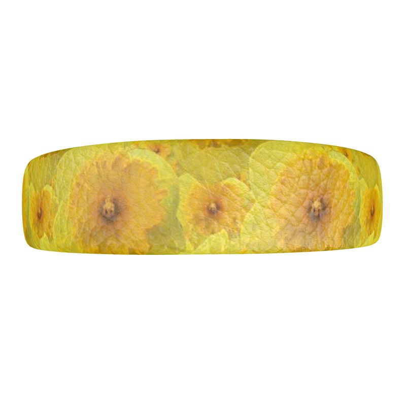 TRP Floral Print 09: Tulips 01 Designer Leather Headband