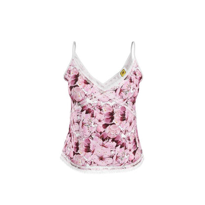 TRP Floral Print 01: Whimsical Sakura Symphony 01-01 Lace Trim Cami