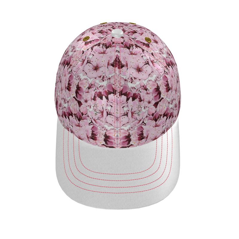 TRP Floral Print 01: Cherry Blossoms 01 Designer Baseball Cap