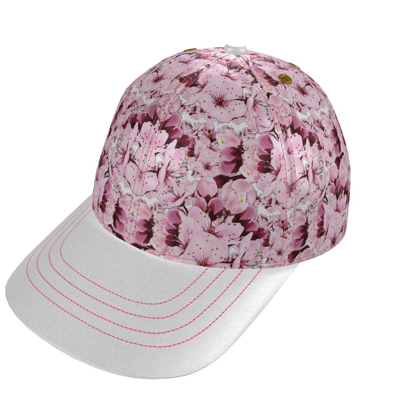 TRP Floral Print 01: Cherry Blossoms 01 Designer Baseball Cap