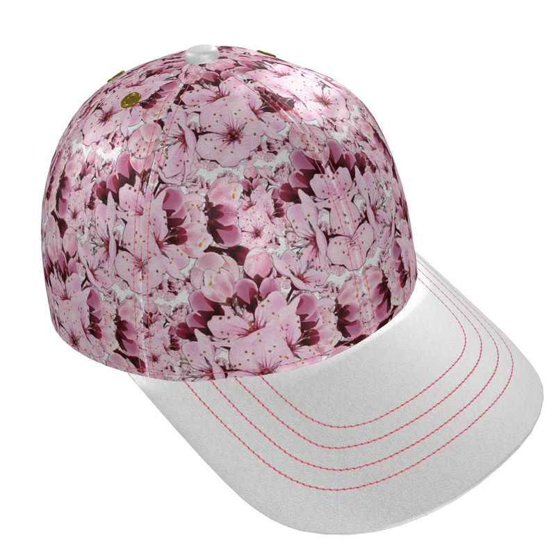 TRP Floral Print 01: Cherry Blossoms 01 Designer Baseball Cap