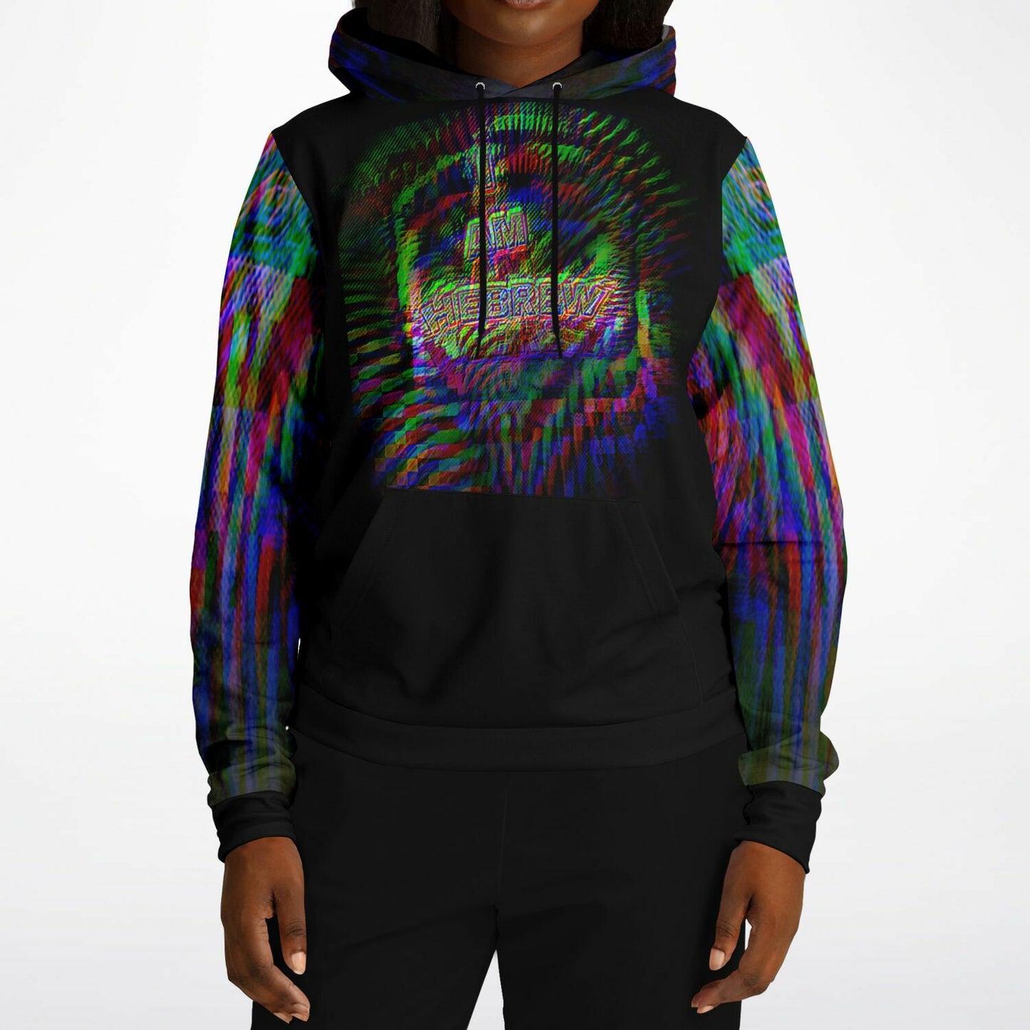 SOY HEBREO 01-01 Diseñador Atlético Sudadera con capucha unisex 