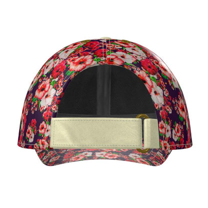 TRP Floral Print 03: Hibiscus Flowers 01-01 Tropical Bloom Baseball Cap