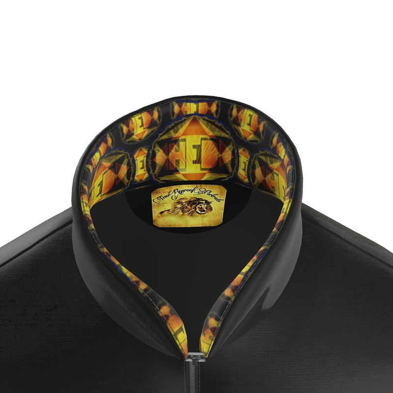 Hebrew World 01-02 Royal Radiance Men's Stand Collar Puffer Jacket