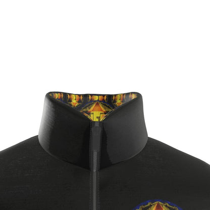Hebrew World 01-02 Royal Radiance Men's Stand Collar Puffer Jacket