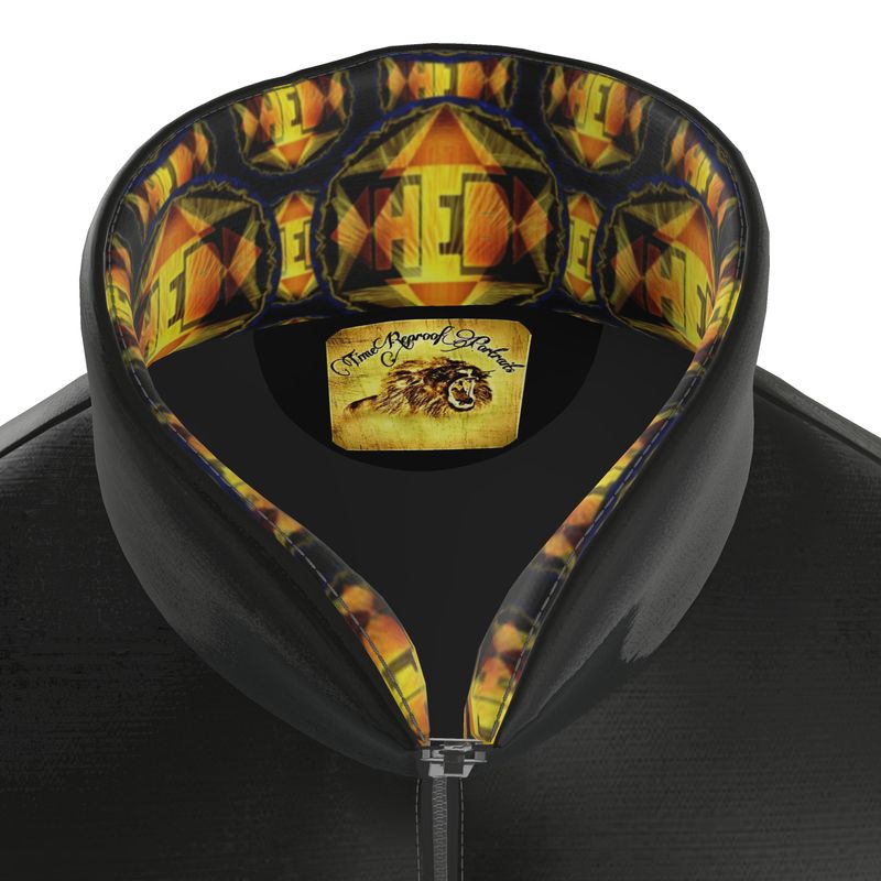 Hebrew World 01-02 Royal Radiance Men's Stand Collar Puffer Jacket