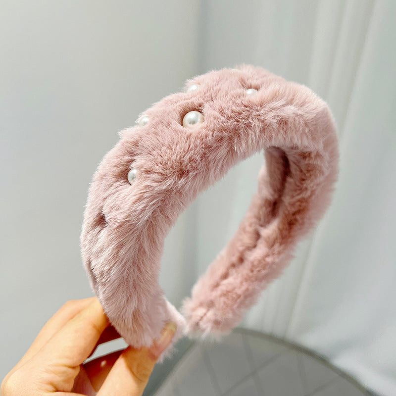 Plush Solid Color Mink Headband (10 colors)