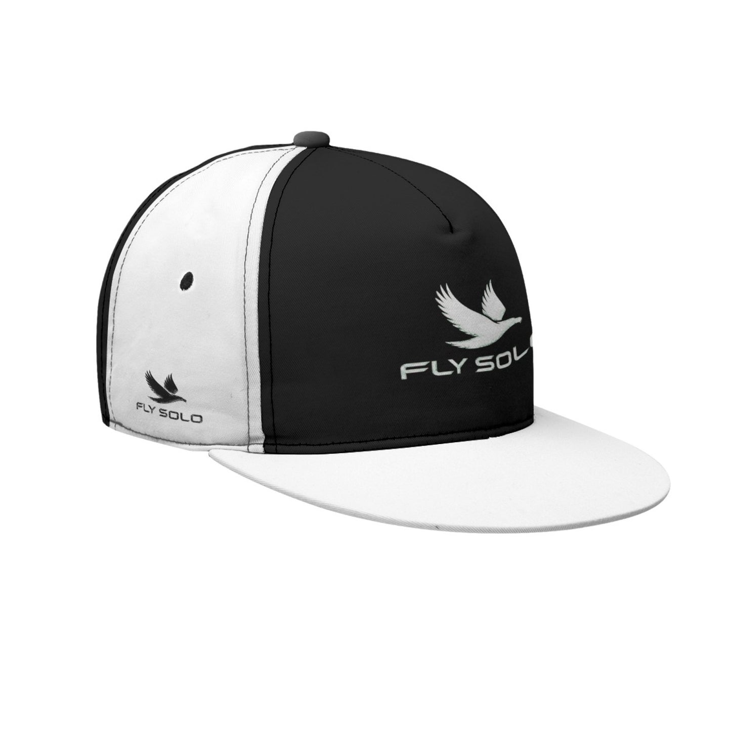 "Fly Solo" Night/Day | Men's Peaked Snapback Cap