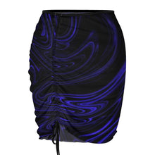 Cargar imagen en el visor de la galería, TRP Maze 01-02 Designer Mini Drawstring Beach Skirt