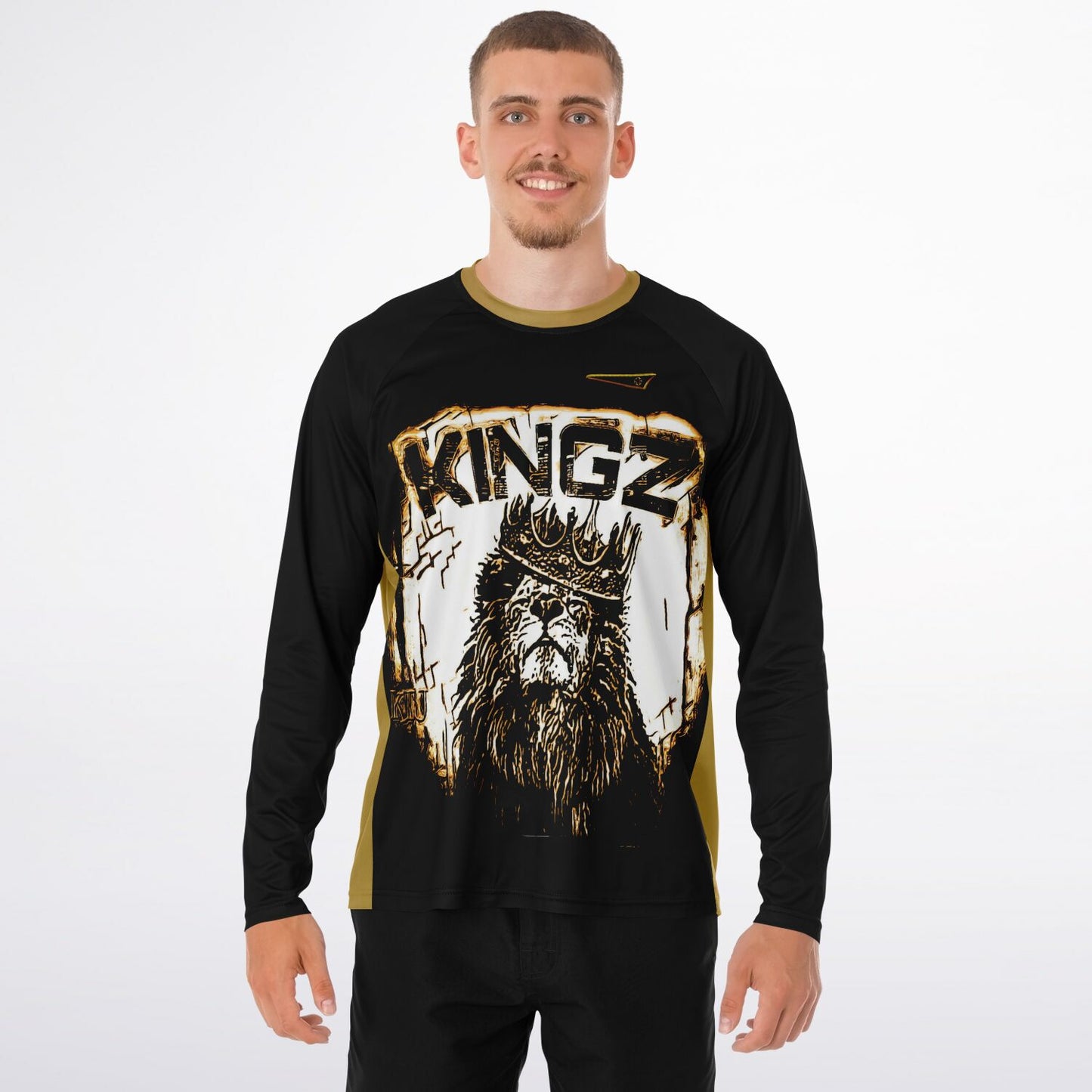 KINGZ 01-01 Men's Designer Long Sleeve Performance T-shirt