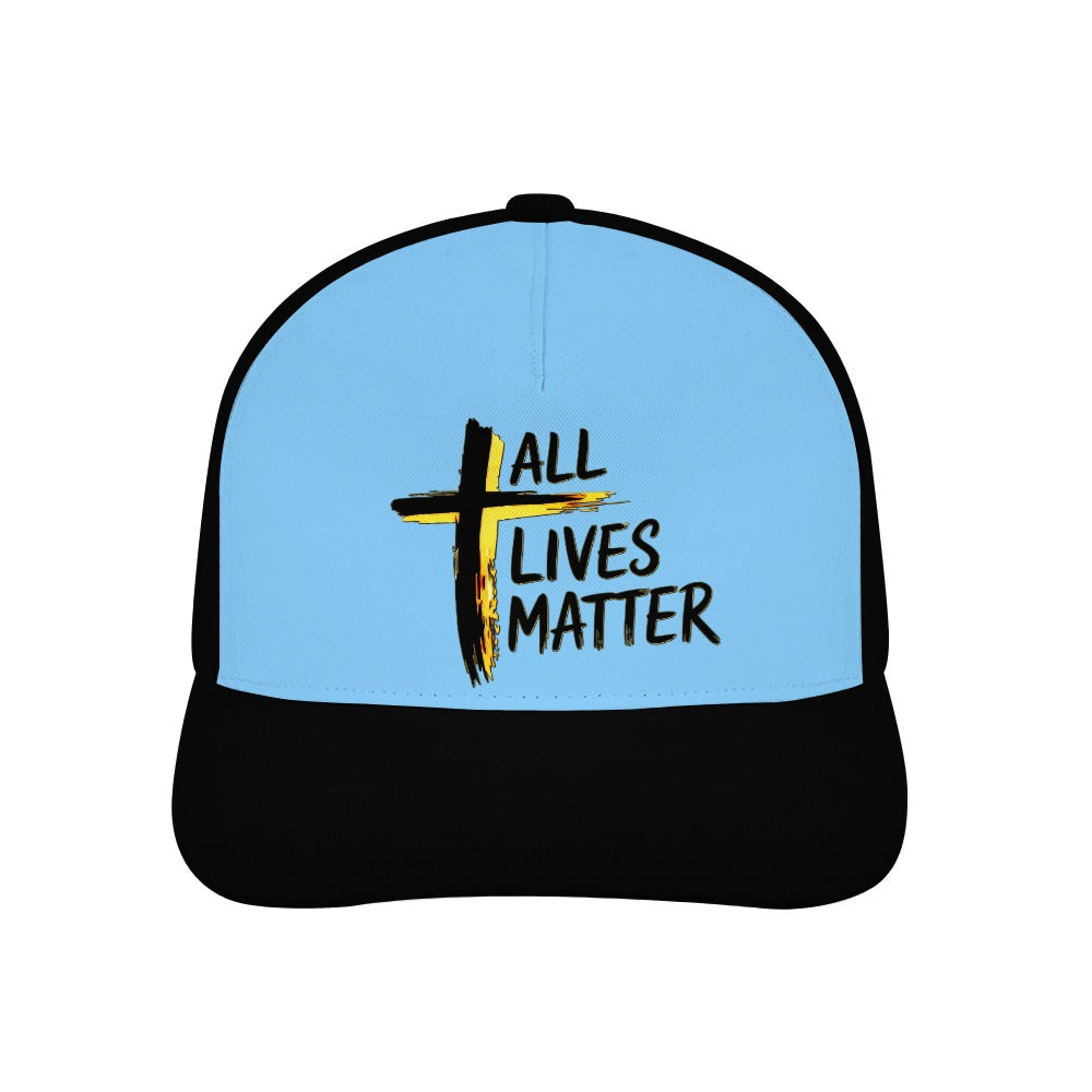 Outspoken Designs 04-01 "All Lives Matter" Designer Curved Brim Baseball Cap (8 colors)