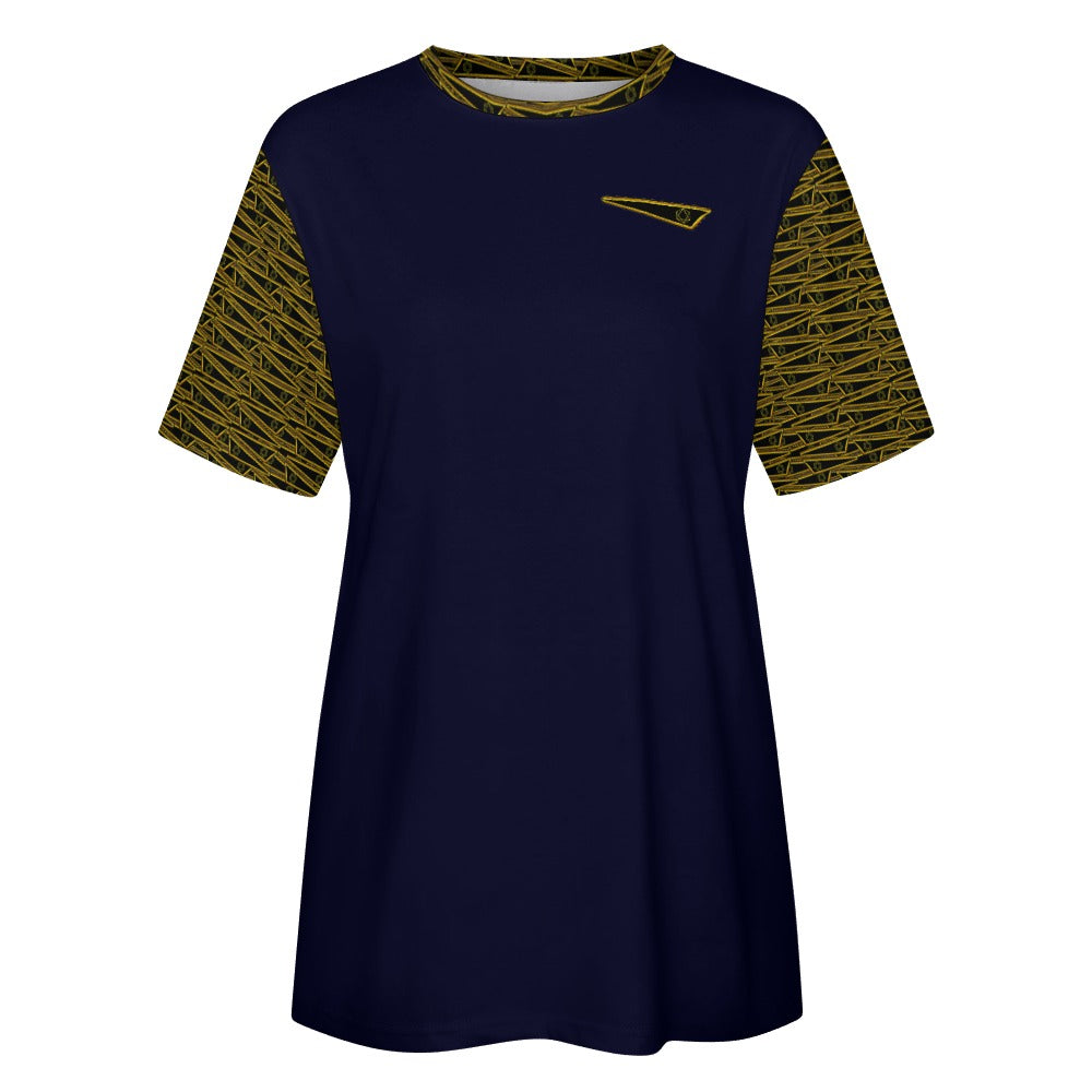 Flag of David, The Ladies Designer Cotton T-shirt (7 colors)