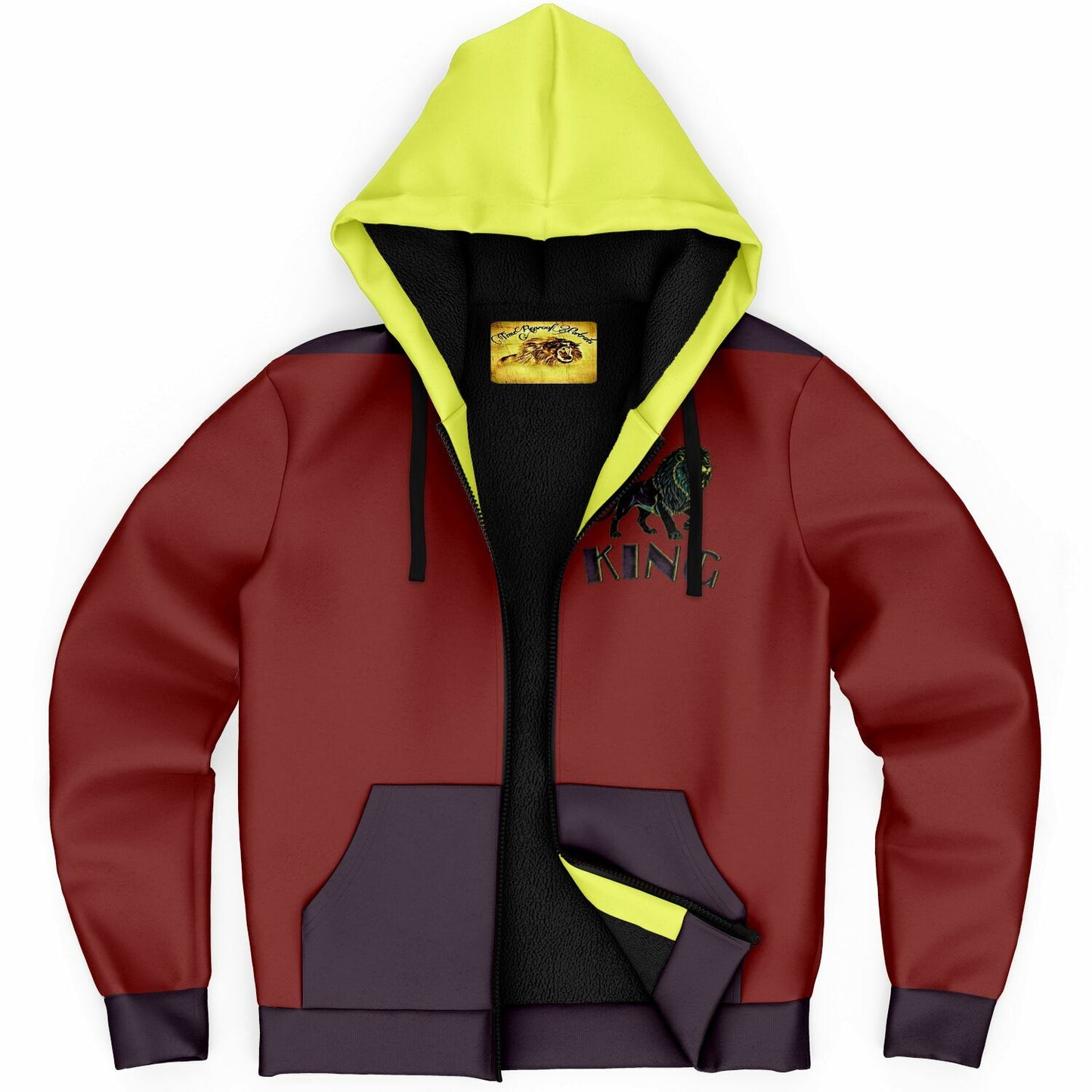 KING 01-02 Men's Designer Microfleece Zip Hoodie