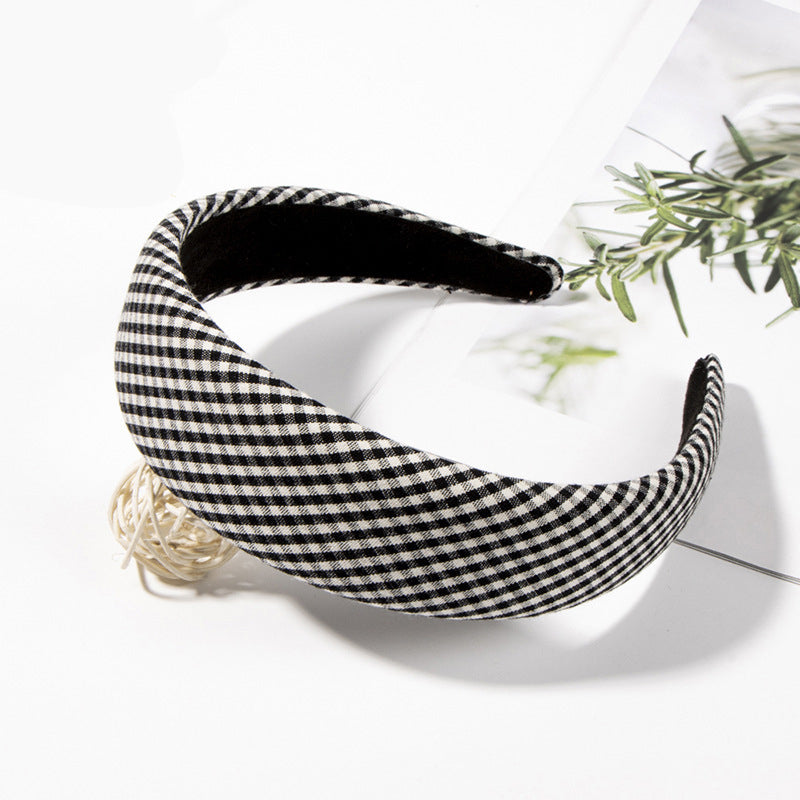 Vintage Lattice Sponge Headband (18 colors)