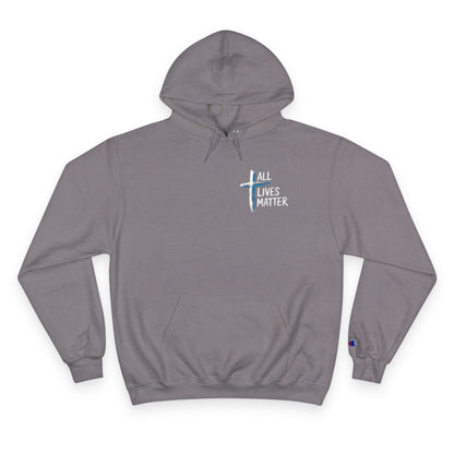 Outspoken Designs 04-02 "All Lives Matter" Designer Champion S700 Unisex Hoodie (2 colors)