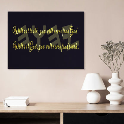 Truth Illustrated 01-02 Canvas Print, 18x24 inches