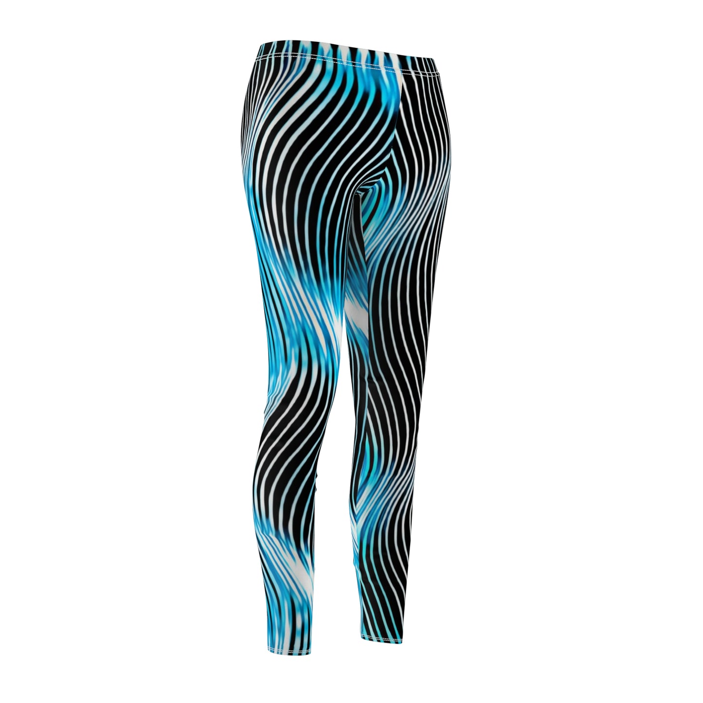 TRP Twisted Patterns 04: Weaved Metal Waves 01-02 Designer Mid Rise Leggings