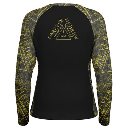 I AM HEBREW 03-01 Women's Long Sleeve Raglan T-Shirt