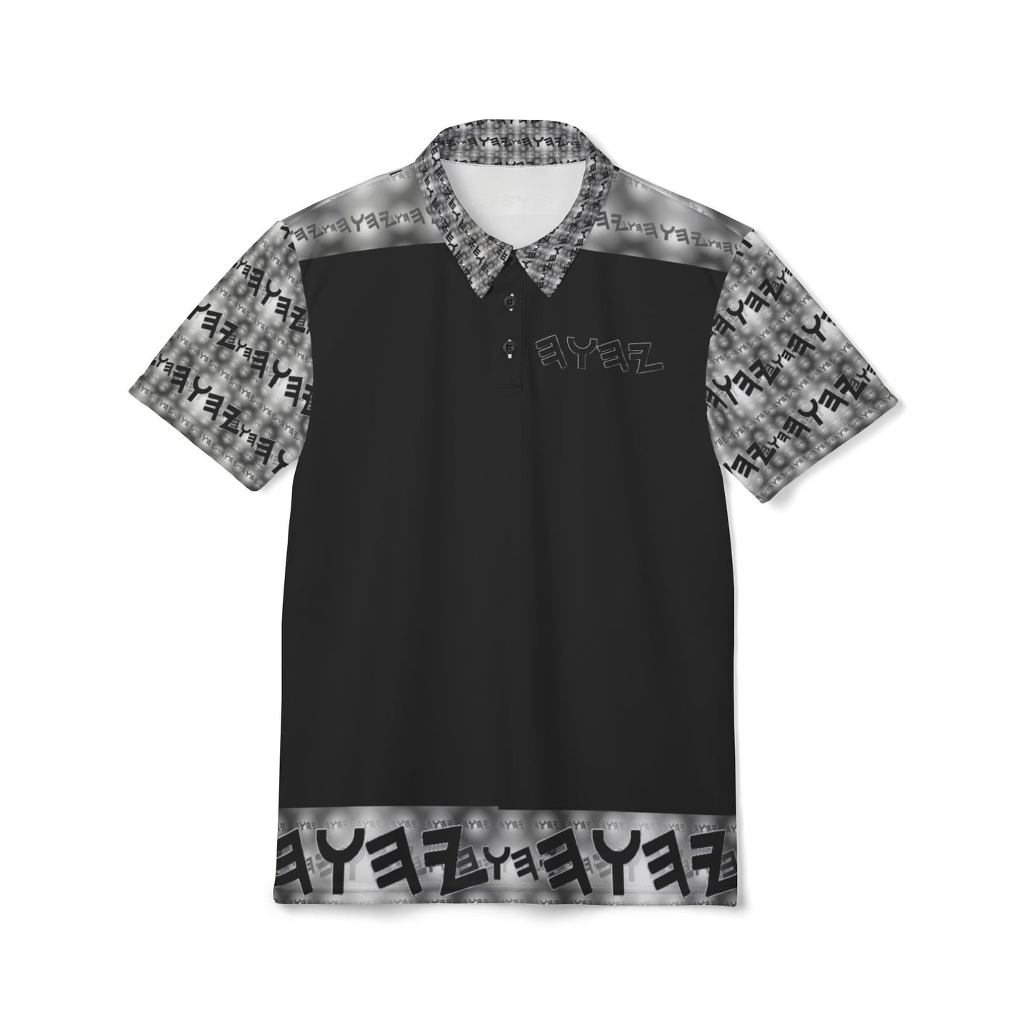 Most High God - Yahuah 01-01 Black Designer Unisex Polo Shirt