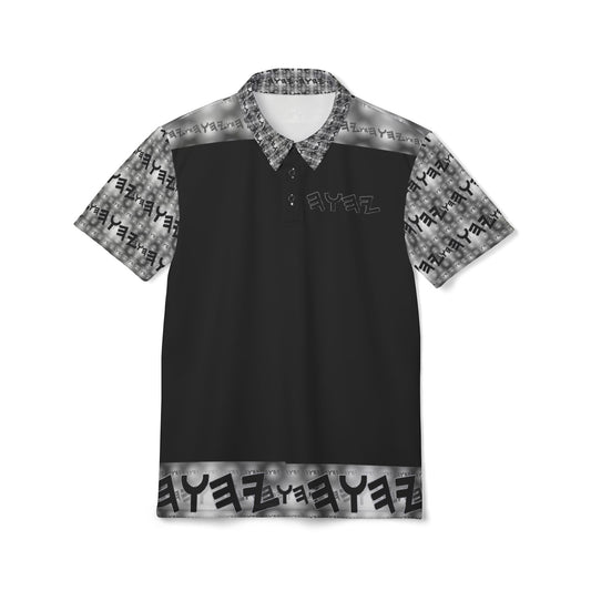 Most High God - Yahuah 01-01 Black Designer Unisex Polo Shirt