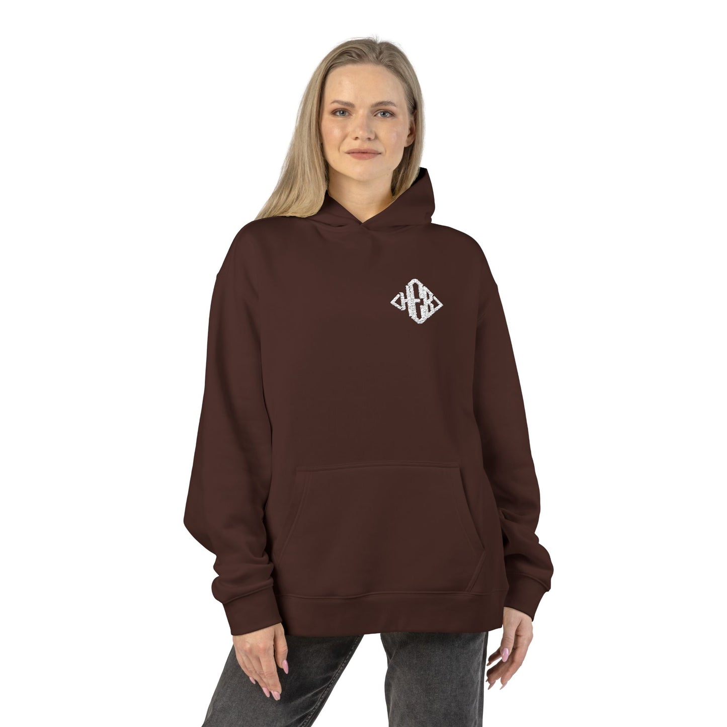 Hebrews 01-02 Designer AS Colour Embroidered Relaxed Unisex Hoodie (9 colors)