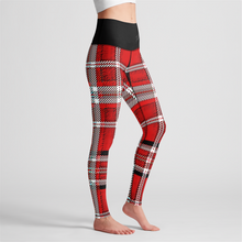 Load image into Gallery viewer, TRP Twisted Patterns 06: Digital Plaid 01-03A Designer High Waist Leggings