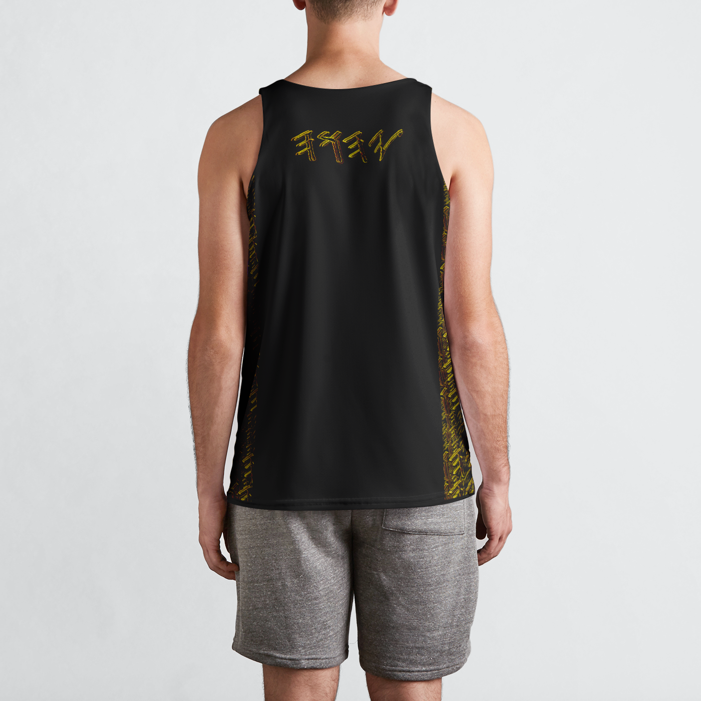 Yahuah Logo 01-01 Men's Designer Reversible Tank Top