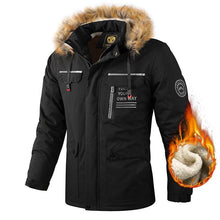 Load image into Gallery viewer, Plush Lined Thickened Solid Color Male Parka Jacket (4 colors)