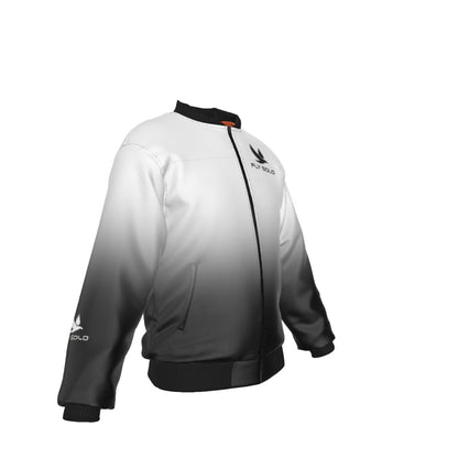"Fly Solo" Night/Day | Men's Bomber Jacket with Sleeve Pocket