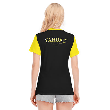 Yahuah-Name Above All Names 02-02 Ladies Designer Cotton T-shirt