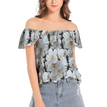 Cargar imagen en el visor de la galería, TRP Floral Print 01-01 Designer Off Shoulder Blouse