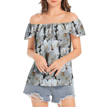 Cargar imagen en el visor de la galería, TRP Floral Print 01-01 Designer Off Shoulder Blouse