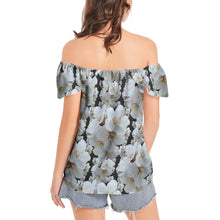 Cargar imagen en el visor de la galería, TRP Floral Print 01-01 Designer Off Shoulder Blouse