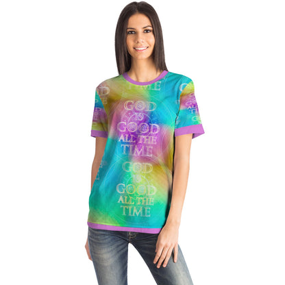 Chroma-Shift Art-to-Wear: God is Good All The Time 01-02 Women's T-shirt