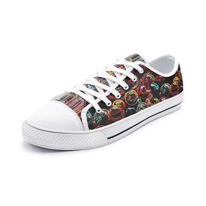 Outspoken Designs 01-01 "Lighten Up" Unisex Low Top Canvas Shoes