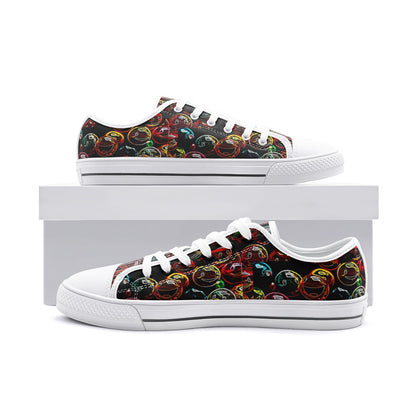Outspoken Designs 01-01 "Lighten Up" Unisex Low Top Canvas Shoes