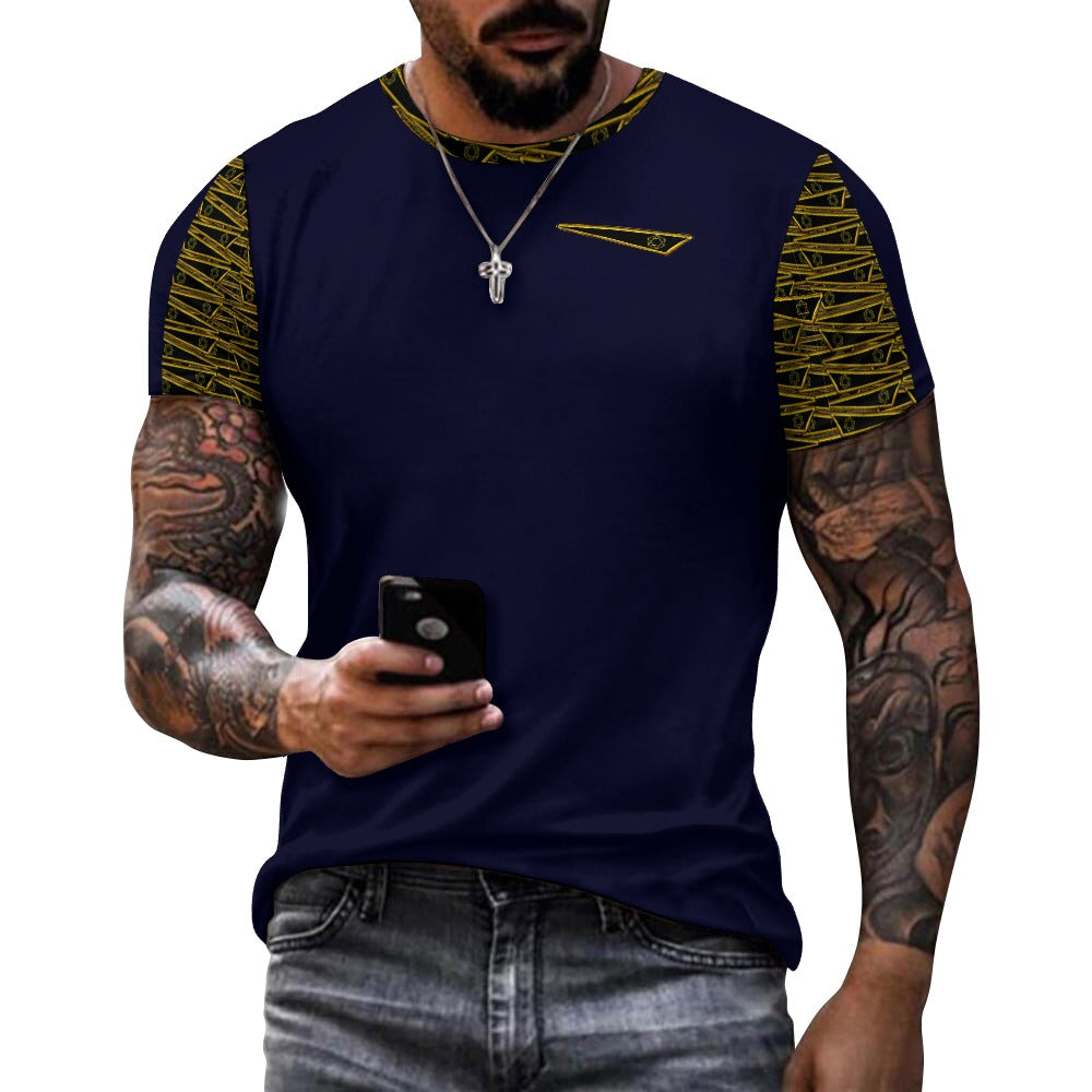 Flag of David, The Men's Designer Cotton T-shirt (7 colors)